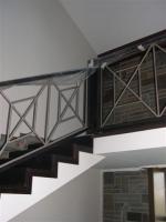 Сварные перила из трубы профильной