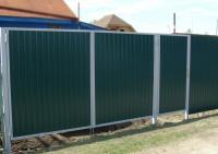 Ворота из профнастила ВП-01, ширина 4м