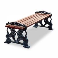 Банкетка чугунная Львы