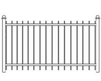 Сварной забор арт 1