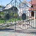Кованые ворота в Новокузнецке от компании Ареан-Сибирь